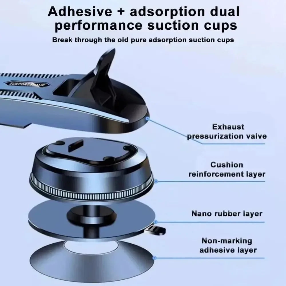Universal Car Phone Holder – Suction Cup Dashboard & Windshield Car Phone Mount PRIMED
