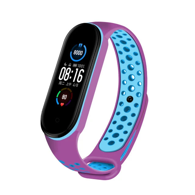 Silicone Strap for Xiaomi Mi Band 3 4 5 6 7 – Sport Band