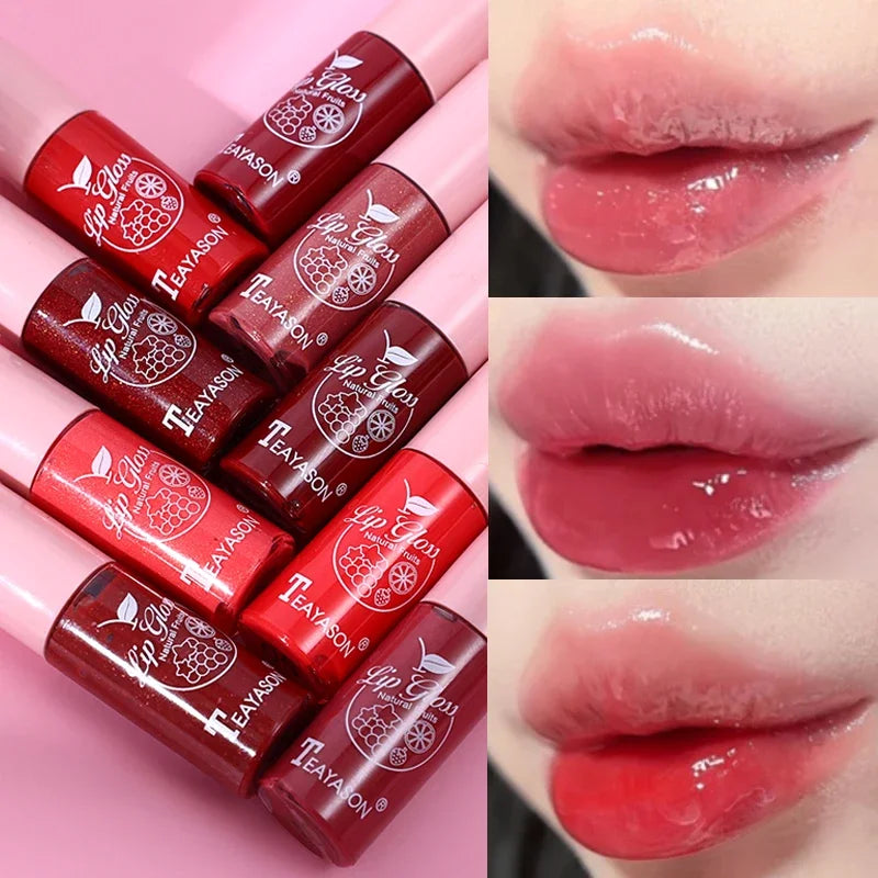 TEAYASON Mirror Jelly Lip Gloss – 10 Shades Pearl Lipstick