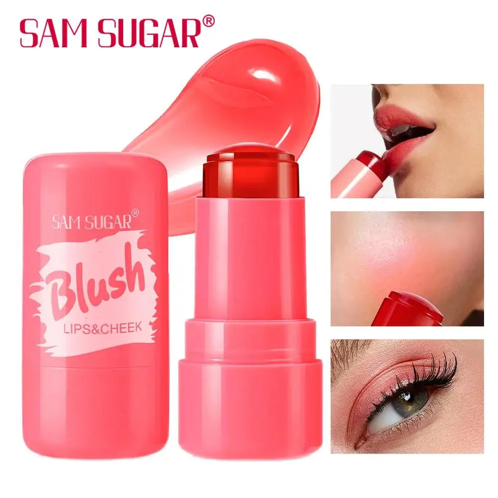 SAM SUGAR Jelly Blush Stick – 3-in-1 Lip Cheek Eye Tint