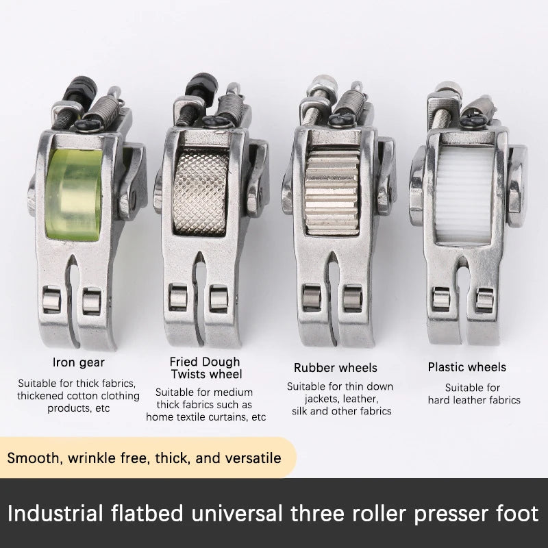T5 5-in-1 Roller Presser Foot for Industrial Sewing Machines