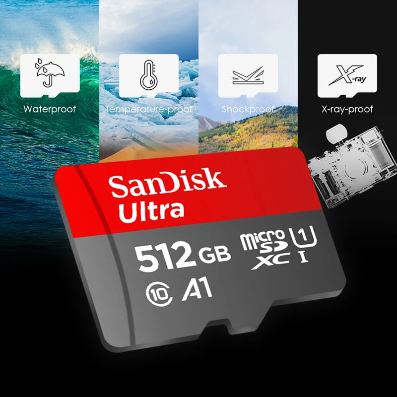 SanDisk Micro SD Card A1 C10 32GB–1TB | Up to 150MB/s