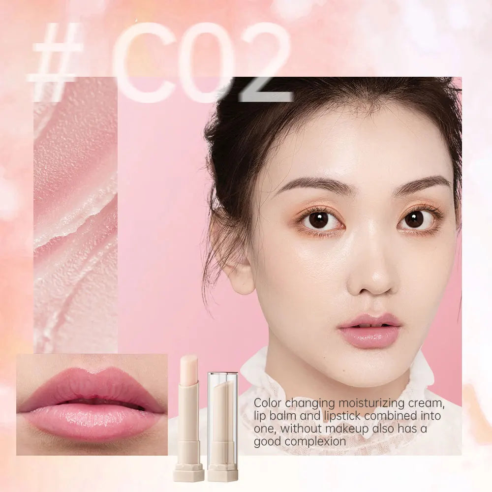 CATKIN Tinted Lip Balm – Moisturizing Color-Glow Lip Care Tinted Lip Balm PRIMED C02 Pink