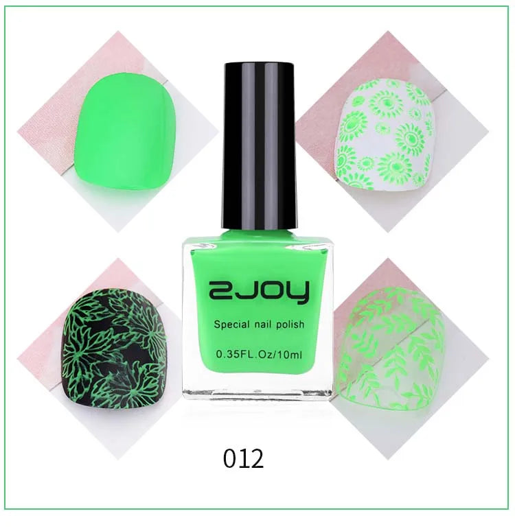 UV LED Stamping Gel Nail Polish 10ml | Vivid Nail Art Lacquer