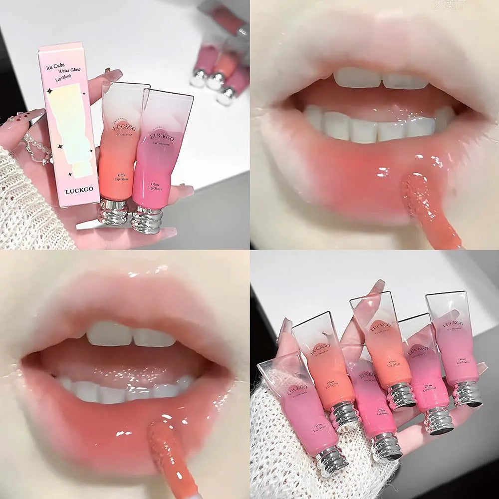 ZYXUAQIR Water Plump Lip Gloss – Mirror Shine, Long-Lasting