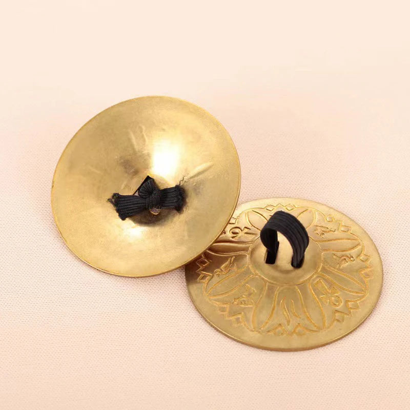 Finger Cymbals for Belly Dancing – Mini Zills, 1 Pair Finger Cymbals PRIMED