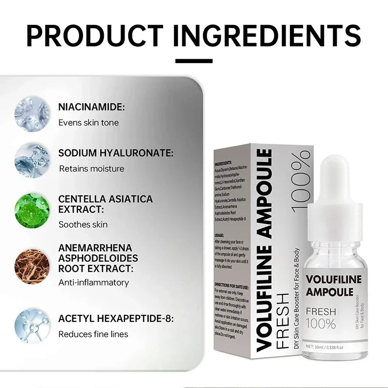Volufiline Asiatica Ampoule 10ml – Plumping Hydrating Serum