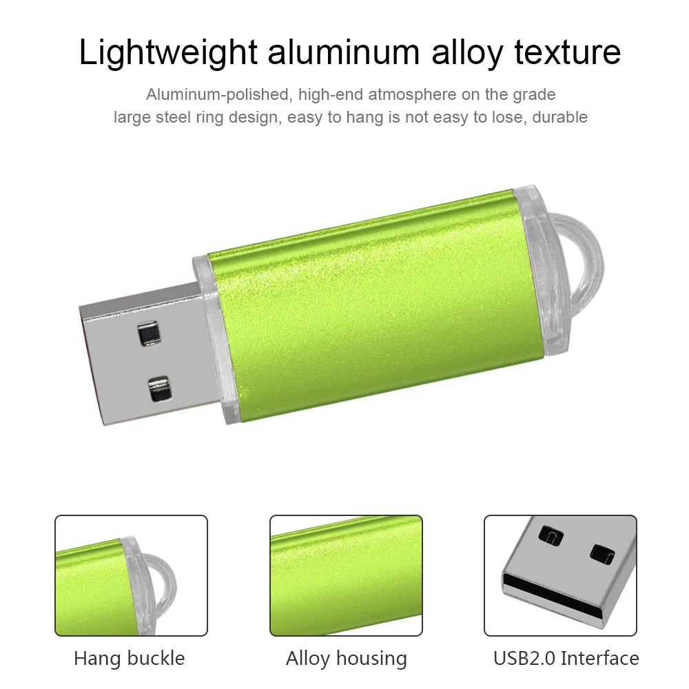 Metal USB 2.0 Flash Drive 4GB–64GB | Custom Logo Engraved USB Flash Drive PRIMED