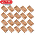 20-Pack Custom Logo Bamboo USB Flash Drives 64GB – Wedding Custom USB Flash Drive PRIMED 64GB 20PCS-With Box D CN
