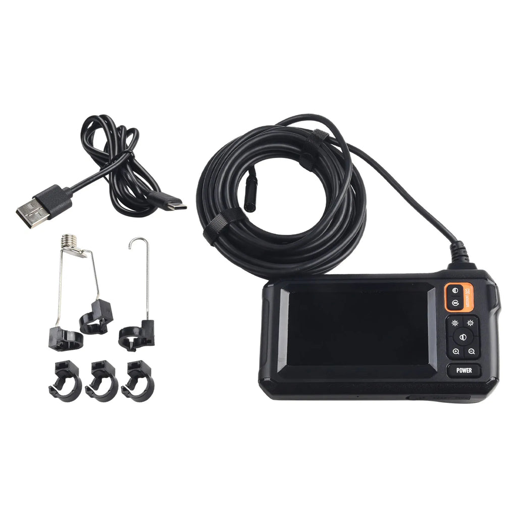 HpLive 1080P HD Borescope 4.3" Screen | 8mm Probe 5M Cable Inspection Camera PRIMED