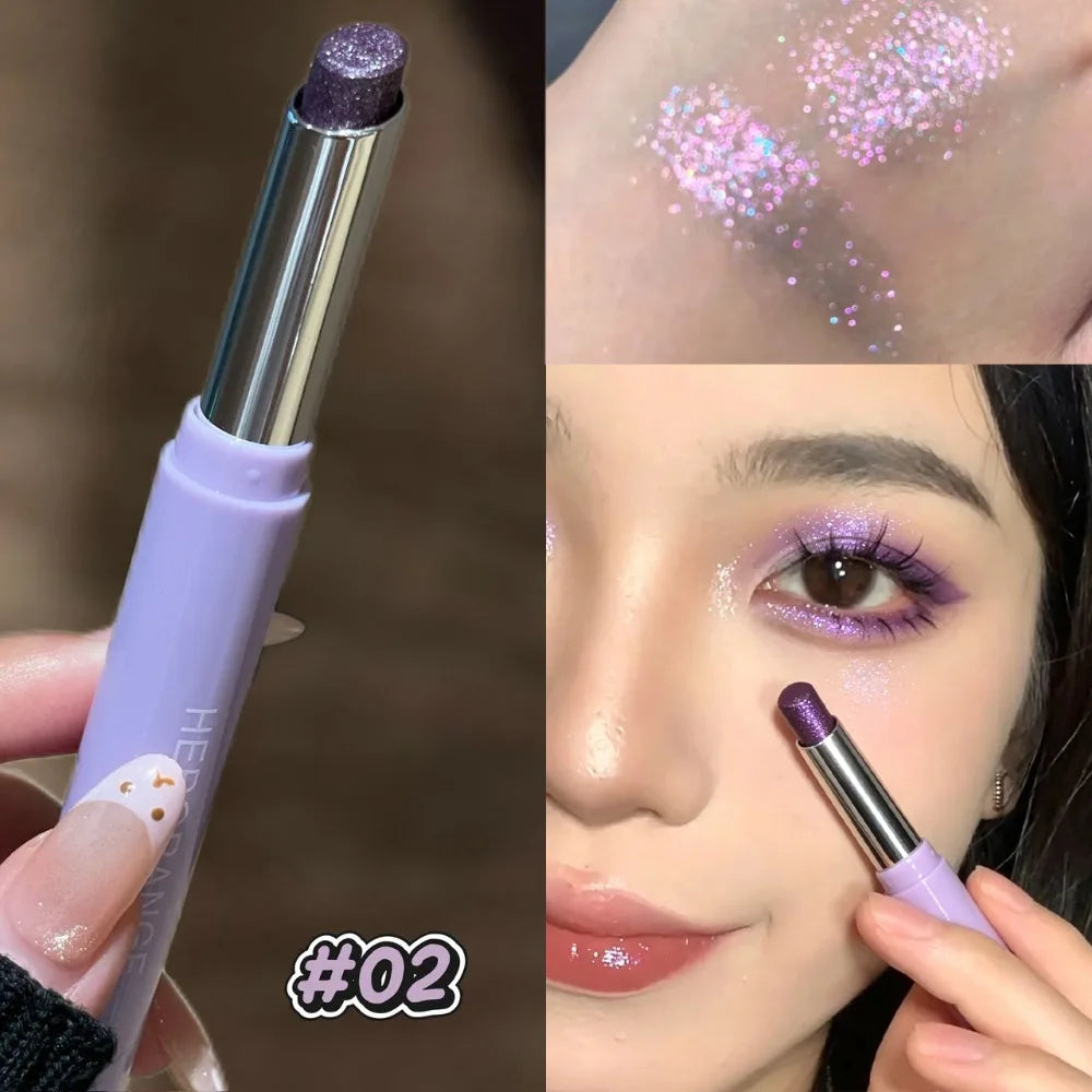 Shimmer Eyeshadow Pen – 3-in-1 Pearlescent Highlight Stick