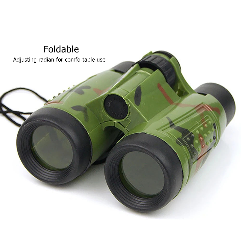 Kids Foldable Binoculars Toy with Compass | Outdoor Explorer Gift Kids Binoculars Toy PRIMED