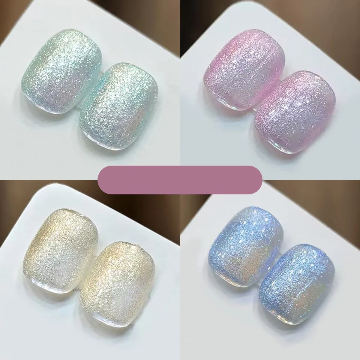Diamond Glitter Gel Polish – Holographic UV LED Nail Gel 15ml