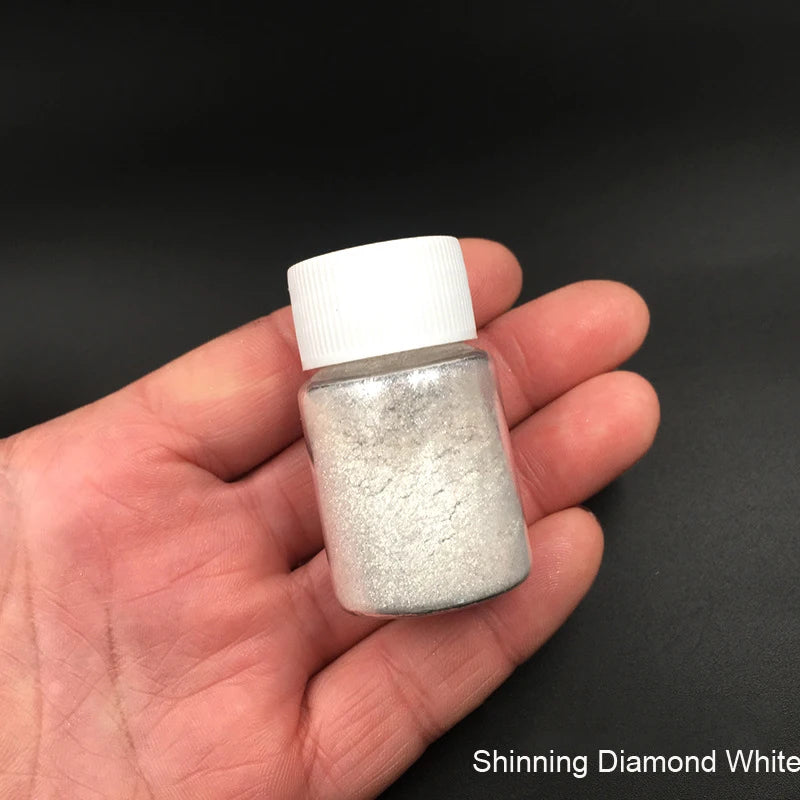 Holographic Nail Glitter Powder – Chrome Mirror Pigment Dust