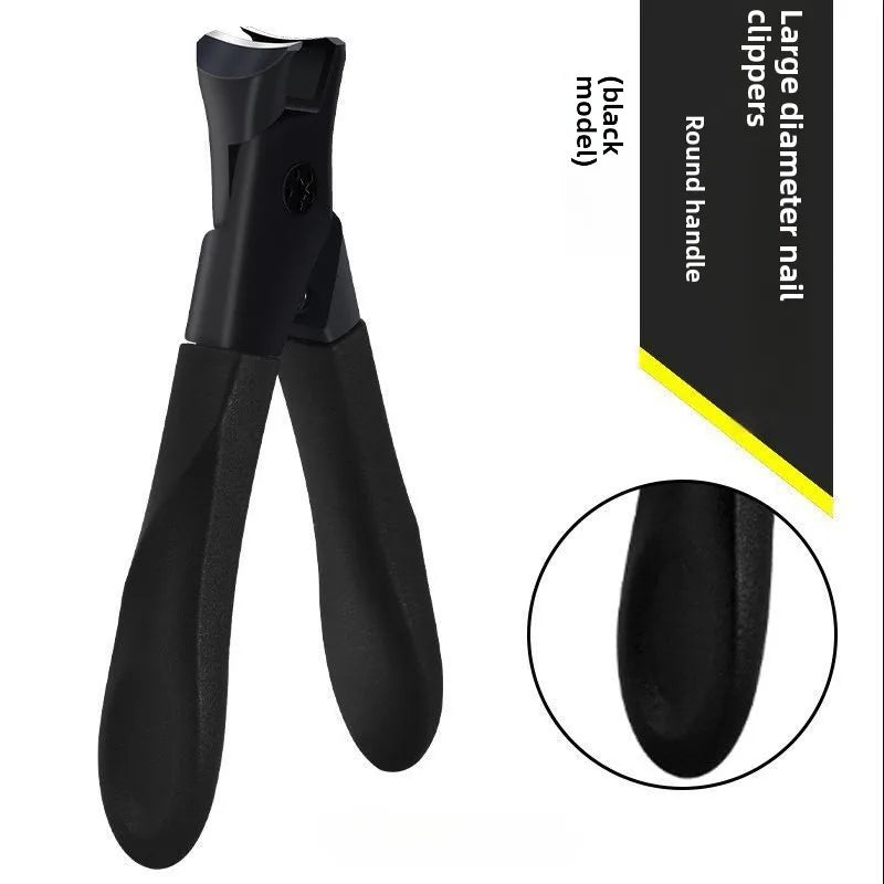 Stainless Steel Nail Clipper – Sharp Fingernail & Toenail Cutter Nail Clipper PRIMED Black 1PCS