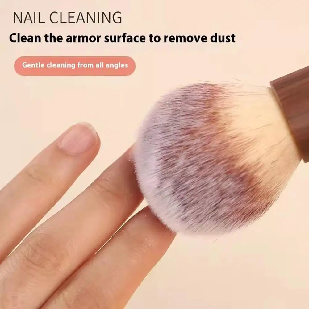 Kabuki Powder Brush – Face Blush, Contour & Nail Dust Tool