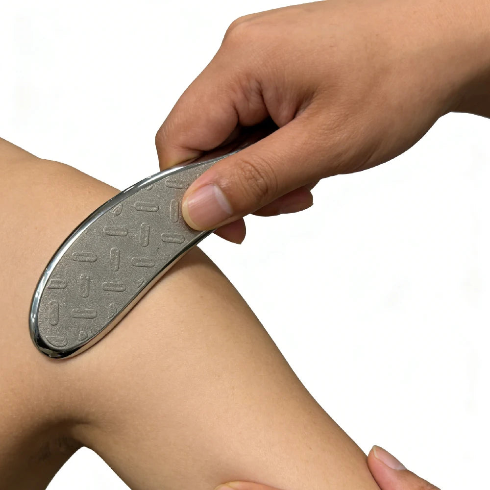 Stainless Steel Gua Sha Tool – Face Massager & Sculpting Gua Sha Facial Tool PRIMED