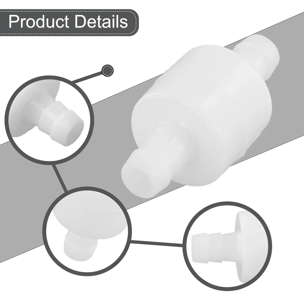 Plastic Inline Check Valve One-Way Non-Return 4–12mm Hose Inline Check Valve PRIMED