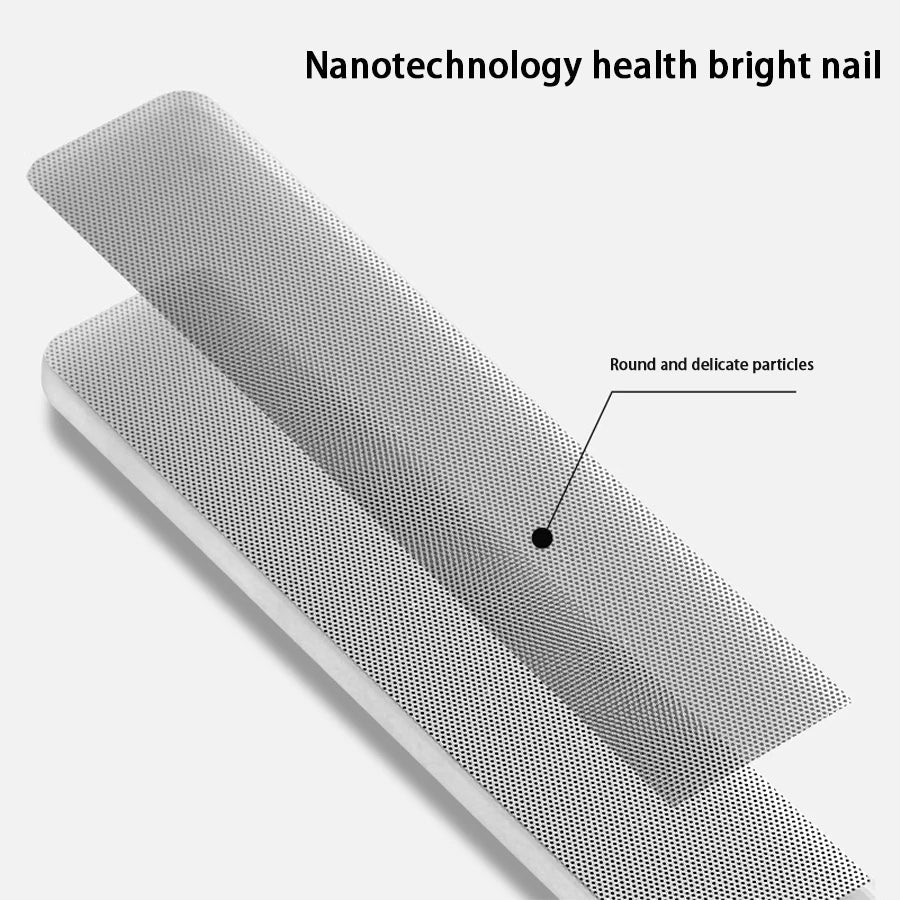 Nano Glass Nail File – Crystal Transparent Polish & Shine Tool Crystal Nail File PRIMED