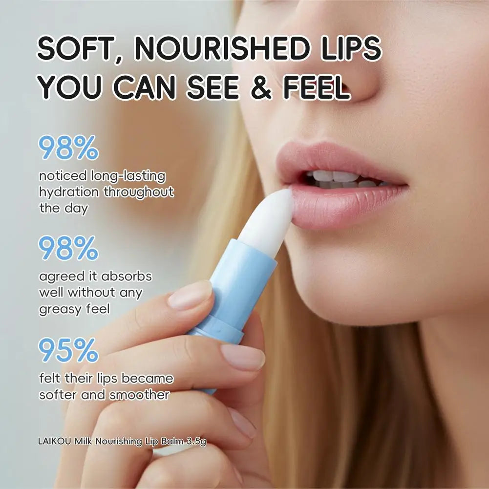 Milk Nourishing Lip Balm – Shea Butter, Jojoba & Hyaluronic Acid