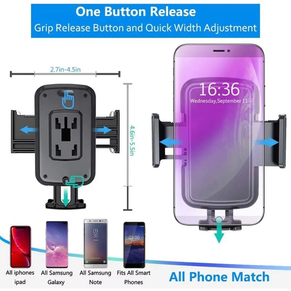Universal 360° Car Cup Holder Phone Mount | All Smartphones Car Phone Mount PRIMED