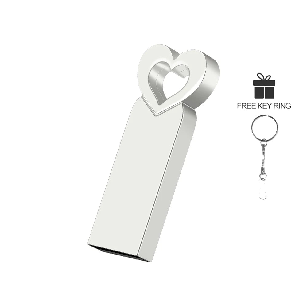 Mini Metal USB Flash Drive 32GB 64GB 128GB – Keychain Gift USB Flash Drive PRIMED A2 4GB