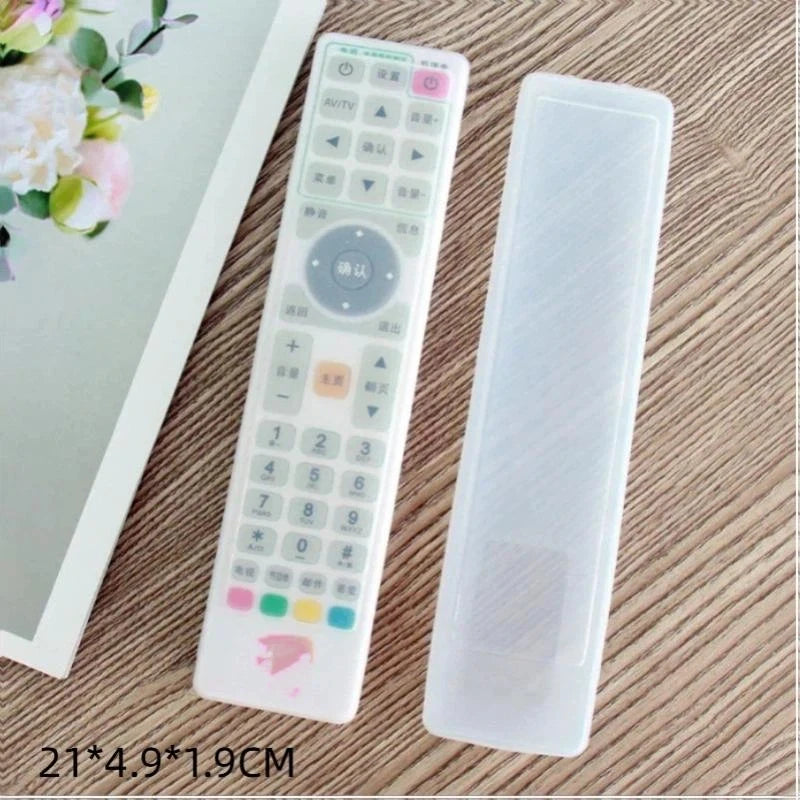 Clear Silicone TV Remote Control Cover – Protective Sleeve