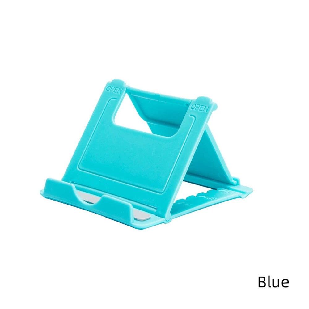 Universal Foldable Desk Phone & Tablet Stand | 6 Angles Phone & Tablet Stand PRIMED Blue