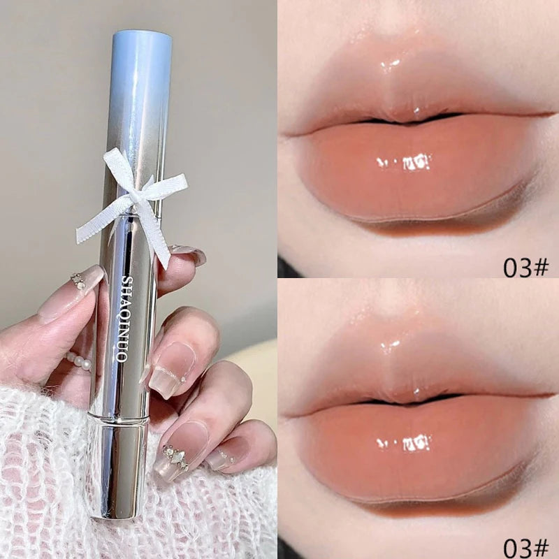 SHAQINUO Mirror Jelly Lip Gloss – Hydrating Glass Finish