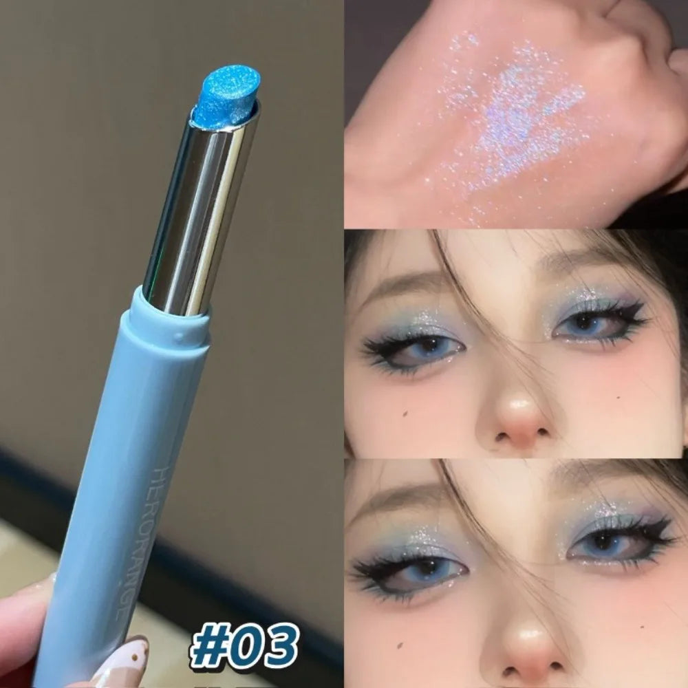 Shimmer Eyeshadow Pen – 3-in-1 Pearlescent Highlight Stick