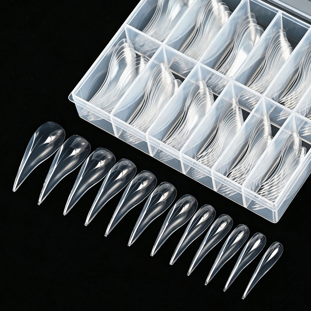 120Pcs Eagle Claw Press On Nails – Cat Claw Fake Nail Tips Press On Nails PRIMED