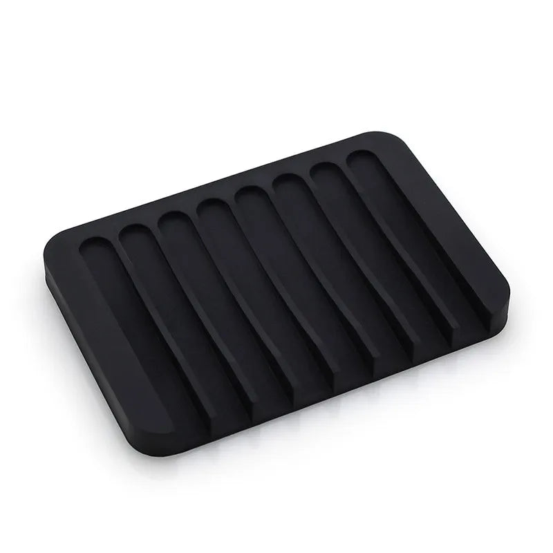 Silicone Sponge & Soap Holder – Self-Draining Waterfall Dish
