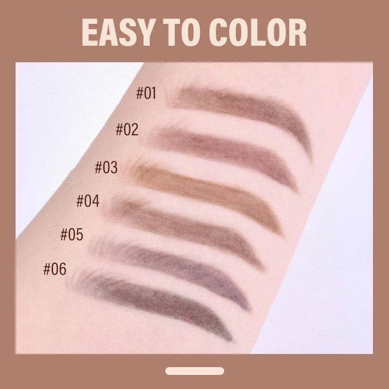 Ultra Fine Double-Ended Eyebrow Pencil – 6 Colors Waterproof Eyebrow Pencil PRIMED