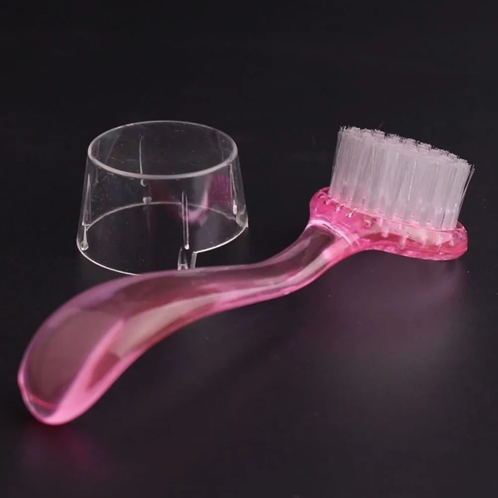 Nail Cleaning Brush with Cap – Soft Dust & Powder Manicure Tool Nail Cleaning Brush PRIMED