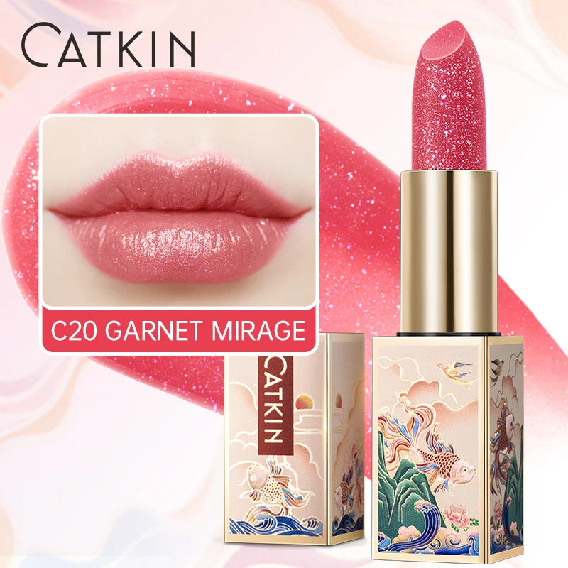 Catkin Sparkling pH Color-Changing Lip Balm | Moisturizing Glow Color-Changing Lip Balm PRIMED C20 GARNET MIRAGE