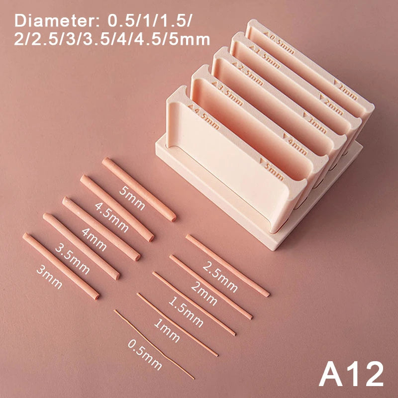 Polymer Clay Strip Rolling Mold 0.5–5mm | DIY Jewelry Tool