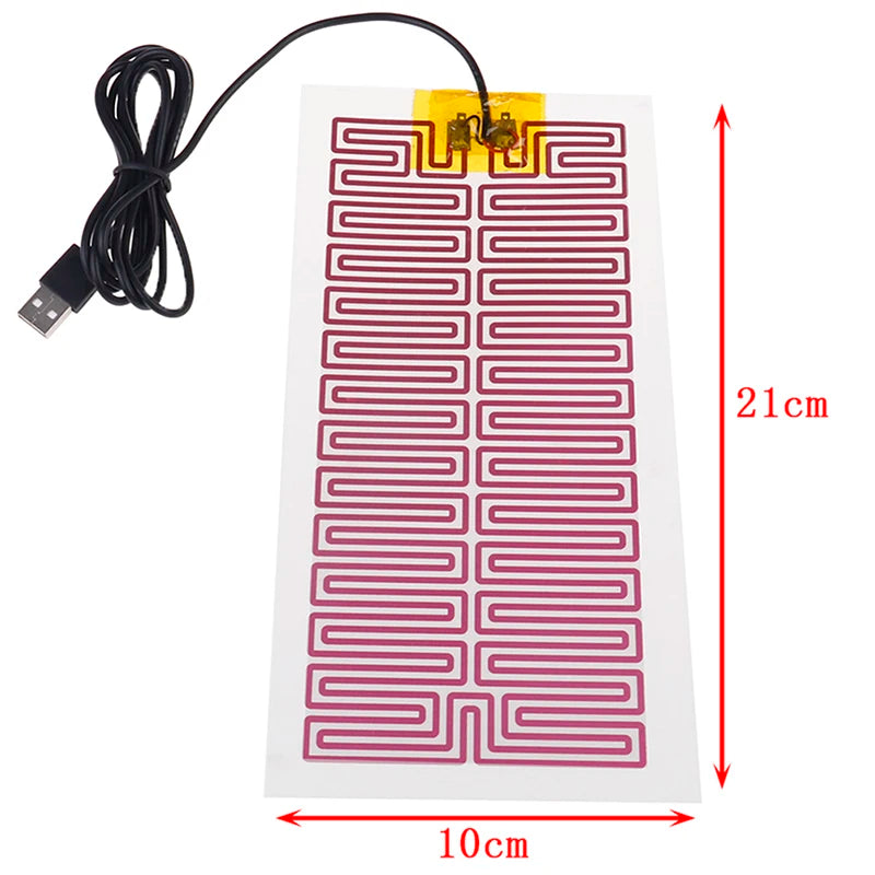 USB 5V Carbon Fiber Heated Glove Pad – Electric Heating Element