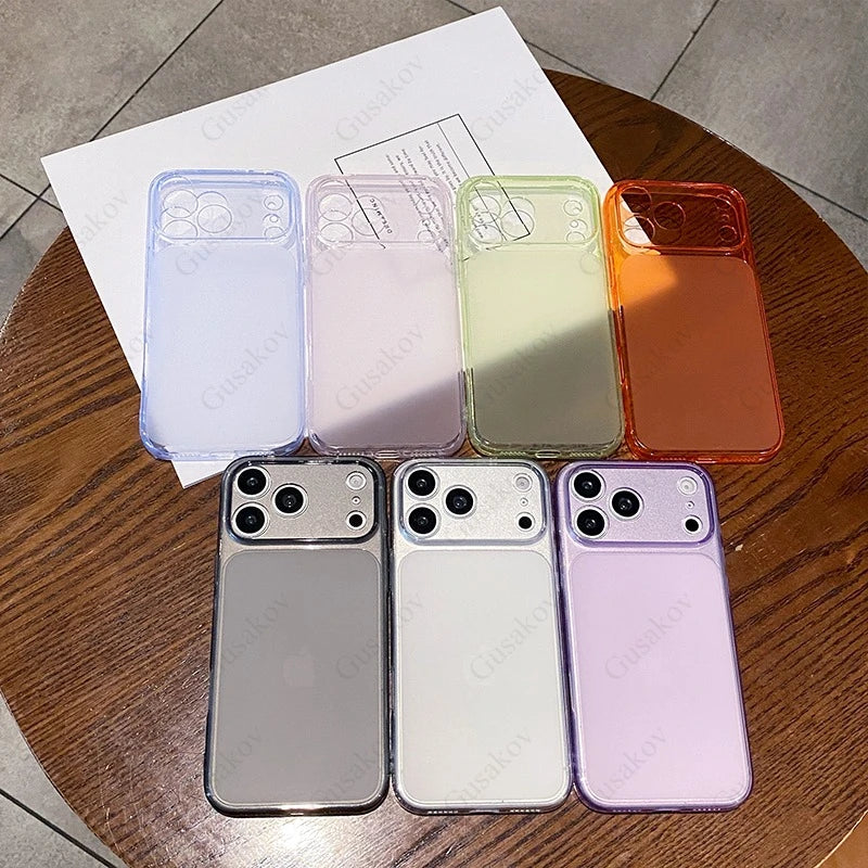 Ultra Thin Matte Clear iPhone Case – Shockproof Soft Cover