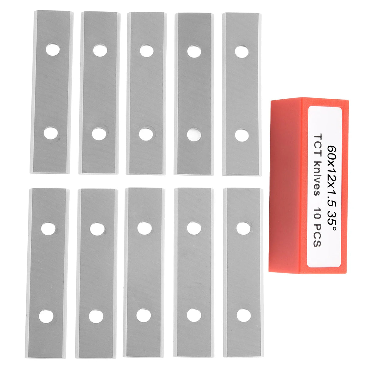 Solid Carbide Scraper Inserts 60x12x1.5mm – 10-Pack Blades