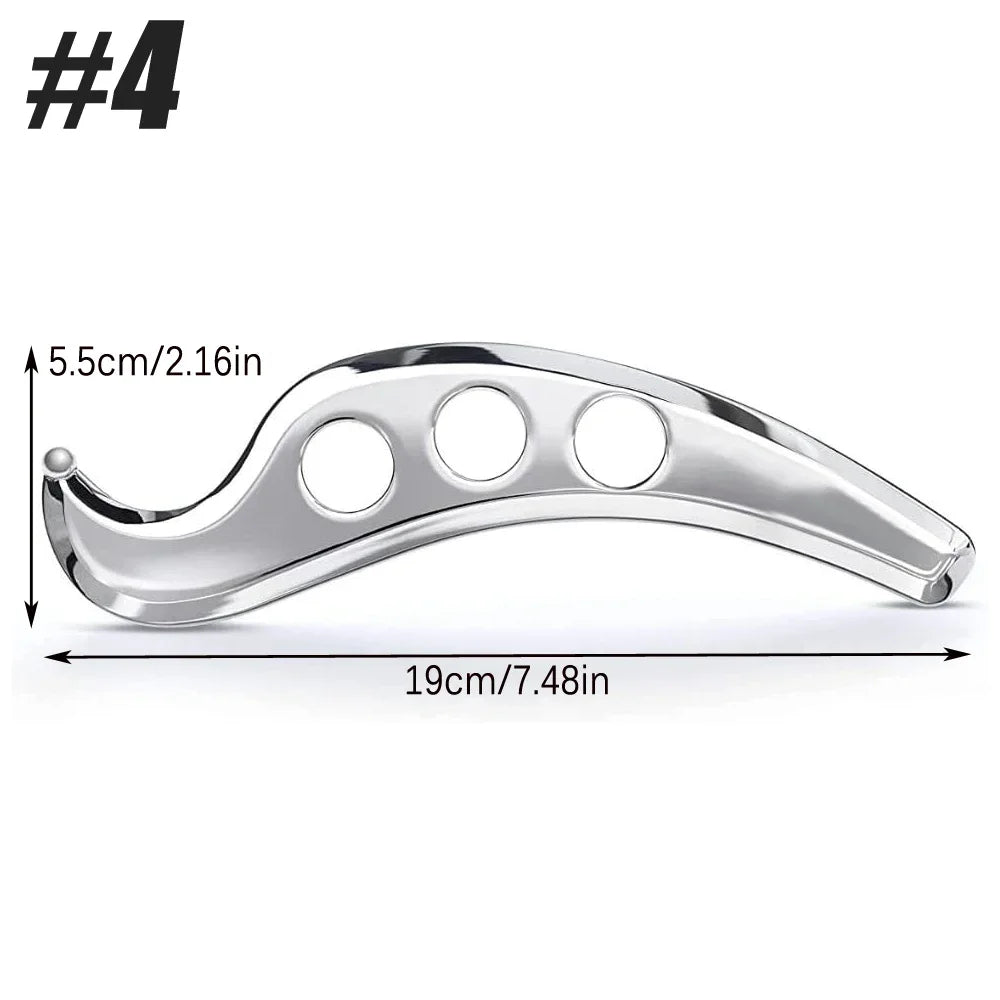 Stainless Steel Gua Sha IASTM Scraping Massage Tool Massage Scraping Tool PRIMED 4