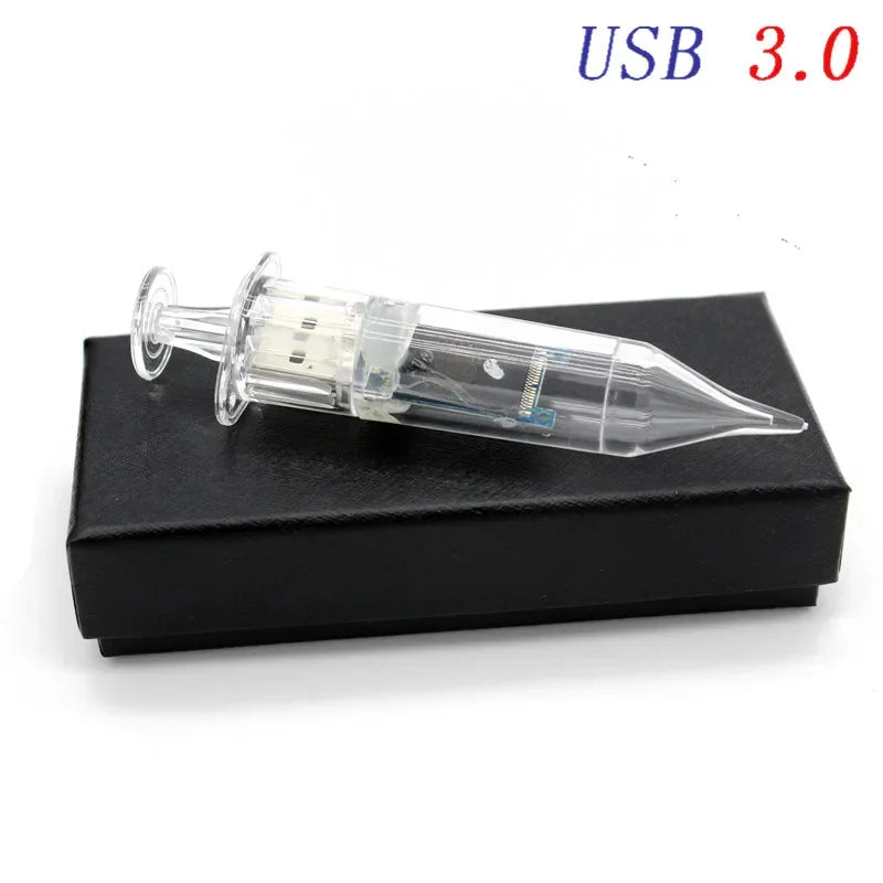 Syringe USB 3.0 Flash Drive Novelty Memory Stick 4–64GB