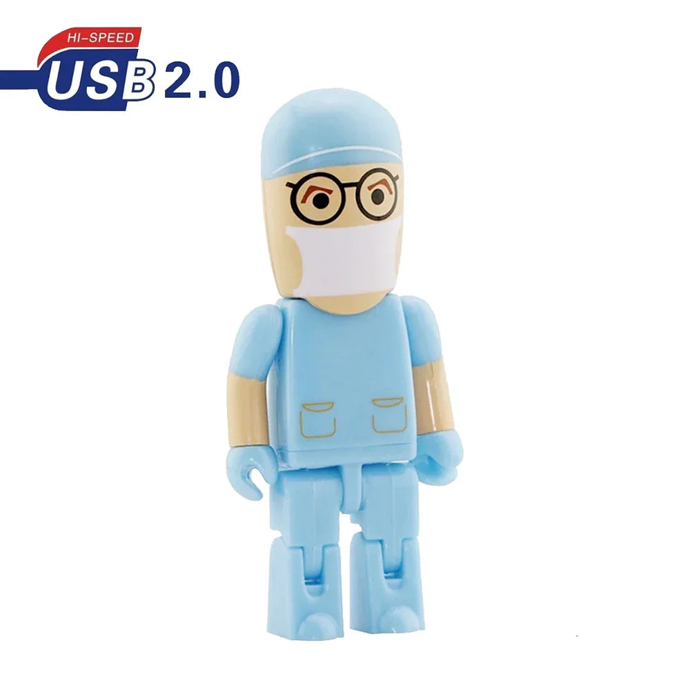 Doctor & Nurse Novelty USB Flash Drive 4GB–64GB | USB 2.0 Novelty USB Flash Drive PRIMED 16 GB Style2