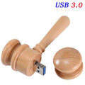 JASTER Wooden Gavel USB Flash Drive Maple Wood Pendrive 4–128GB Wooden USB Flash Drive PRIMED USB 3.0 16GB CN