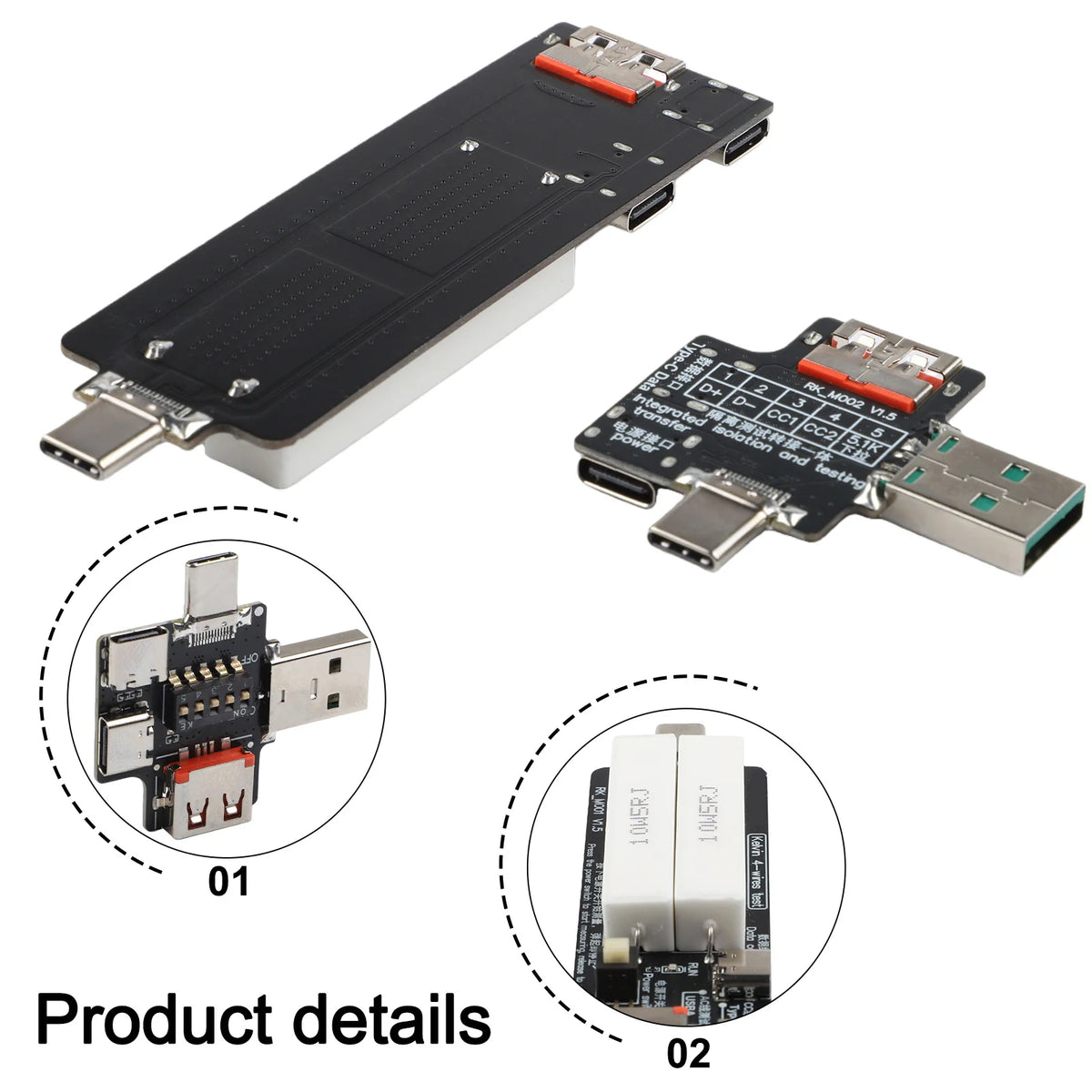 M001 Type-C USB Power Meter – Voltage & Current Tester USB Power Meter PRIMED