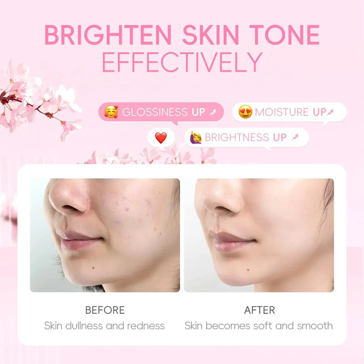 LAIKOU Cherry Blossom Facial Toner 100ml – Hydrating & Oil Control Facial Toner PRIMED