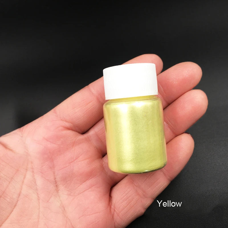 Holographic Nail Glitter Powder – Chrome Mirror Pigment Dust