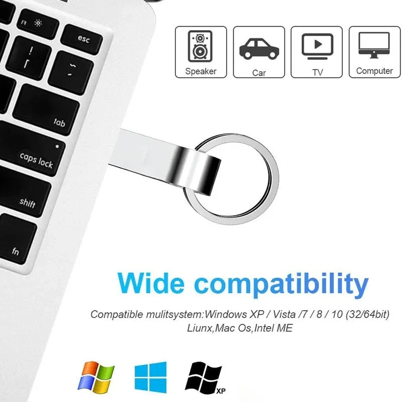 Zsuit 10-Pack Metal USB Flash Drives 3.0 | Custom Logo | 16–128GB