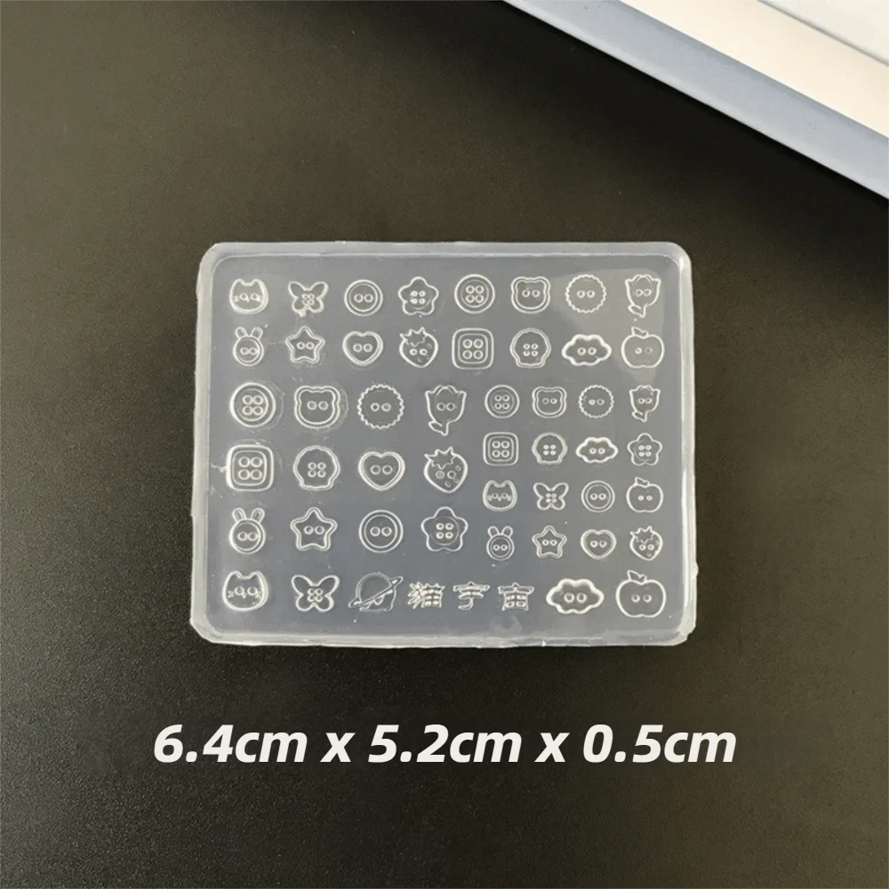 3D Silicone Nail Art Charm Mold – Flexible & Reusable Nail Art Mold PRIMED 1