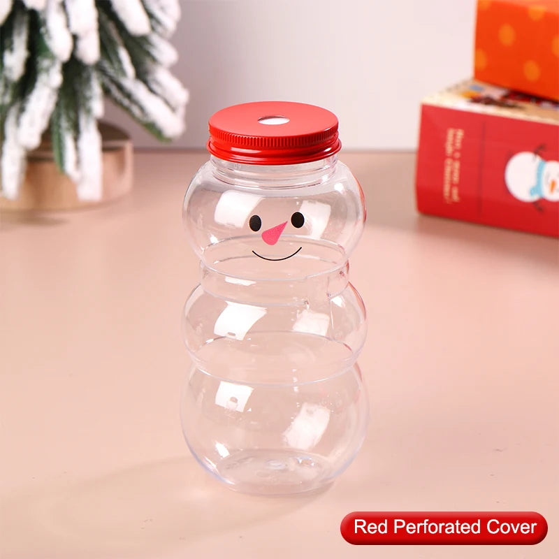 Transparent PET Juice Bottle Sealed Cap 350ml 500ml | Cold Drinks