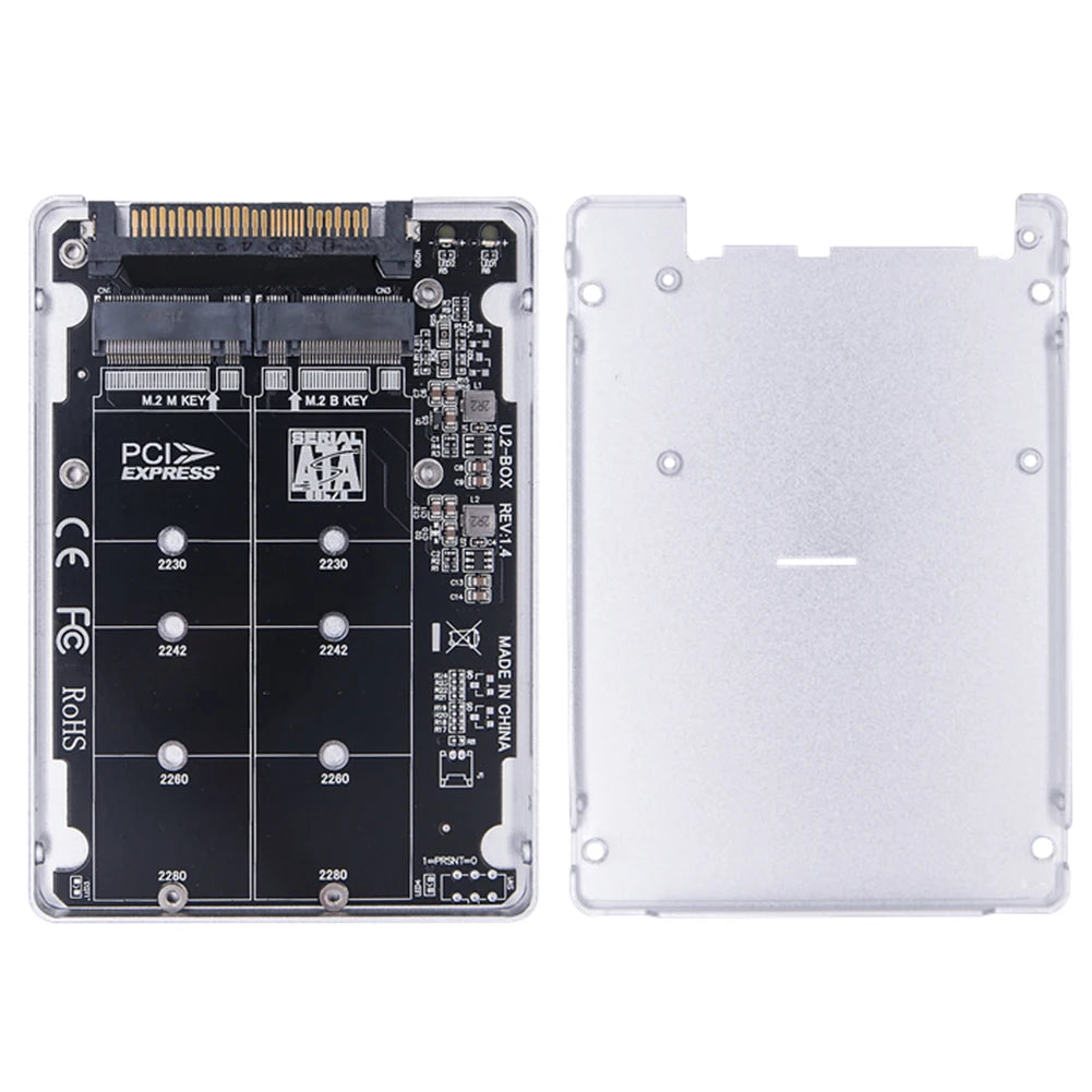 M.2 NVMe NGFF to U.2 SFF-8639 PCIe Adapter Card with Case SSD Adapter Card PRIMED Cased adapter card